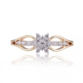 Designer Ring with Certified Diamonds in 18k Yellow Gold - LR1544P